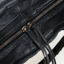 BALENCIAGA The City Hand Bag Leather 2way Black 115748 Auth 197344M-20