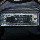 BALENCIAGA The City Hand Bag Leather 2way Black 115748 Auth 197344M-23