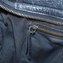BALENCIAGA The City Hand Bag Leather 2way Black 115748 Auth 197344M-26