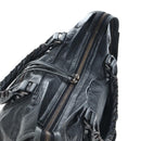 BALENCIAGA The City Hand Bag Leather 2way Black 115748 Auth 197344M-6