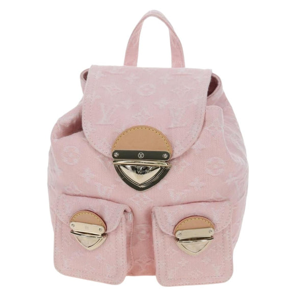LOUIS VUITTON Monogram Denim Venice Backpack Pink M13031 LV Auth 197345SM