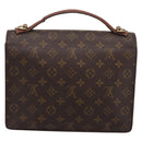 LOUIS VUITTON Monogram Monceau 28 Hand Bag M51185 LV Auth 197441-2