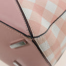 LOEWE Puzzle Bag Medium Bag Leather 2way Pink Silver Auth 197442A-20