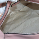 LOEWE Puzzle Bag Medium Bag Leather 2way Pink Silver Auth 197442A-30