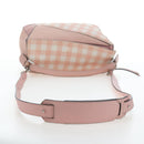 LOEWE Puzzle Bag Medium Bag Leather 2way Pink Silver Auth 197442A-8