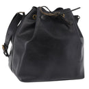 LOUIS VUITTON Epi Petit Noe Shoulder Bag Black M44102 LV Auth 197443-1