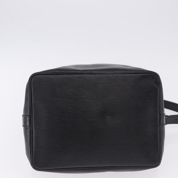 LOUIS VUITTON Epi Petit Noe Shoulder Bag Black M44102 LV Auth 197443