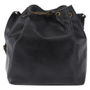 LOUIS VUITTON Epi Petit Noe Shoulder Bag Black M44102 LV Auth 197443-13