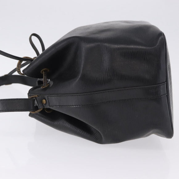 LOUIS VUITTON Epi Petit Noe Shoulder Bag Black M44102 LV Auth 197443