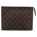 LOUIS VUITTON Monogram Poche Toilette 26 Pouch M47542 LV Auth 197449-13