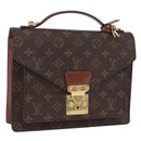 LOUIS VUITTON Monogram Monceau26 Hand Bag 2way M51187 LV Auth 197452A-1