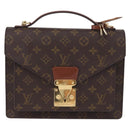LOUIS VUITTON Monogram Monceau26 Hand Bag 2way M51187 LV Auth 197452A-2