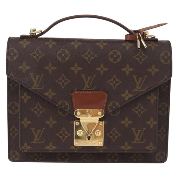 LOUIS VUITTON Monogram Monceau26 Hand Bag 2way M51187 LV Auth 197452A