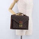 LOUIS VUITTON Monogram Monceau26 Hand Bag 2way M51187 LV Auth 197452A-25