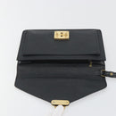 LOUIS VUITTON Epi Serie Dragonne Clutch Bag Black Noir M52612 LV Auth 197453-18