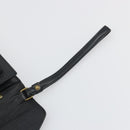 LOUIS VUITTON Epi Serie Dragonne Clutch Bag Black Noir M52612 LV Auth 197453-9