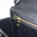 LOUIS VUITTON Epi Serie Dragonne Clutch Bag Black Noir M52612 LV Auth 197453-22