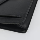 LOUIS VUITTON Epi Serie Dragonne Clutch Bag Black Noir M52612 LV Auth 197453-15
