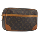 LOUIS VUITTON Monogram Compiegne 28 Clutch Bag M51845 LV Auth 197454-1