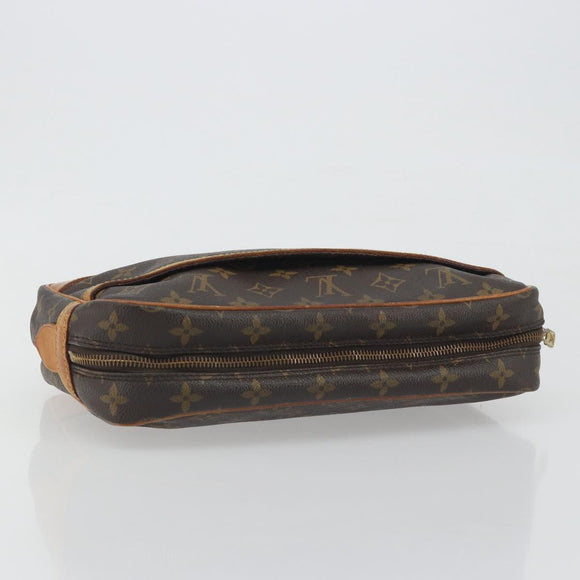 LOUIS VUITTON Monogram Compiegne 28 Clutch Bag M51845 LV Auth 197454