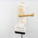 Salvatore Ferragamo Backpack Leather White Gold Auth 197455-23
