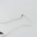 Salvatore Ferragamo Backpack Leather White Gold Auth 197455-8