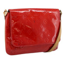 LOUIS VUITTON Monogram Vernis Thompson Street Bag Red Rouge M91094 Auth 197460-1