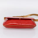 LOUIS VUITTON Monogram Vernis Thompson Street Bag Red Rouge M91094 Auth 197460-5