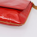 LOUIS VUITTON Monogram Vernis Thompson Street Bag Red Rouge M91094 Auth 197460-15