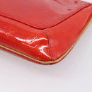 LOUIS VUITTON Monogram Vernis Thompson Street Bag Red Rouge M91094 Auth 197460-17