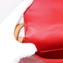 LOUIS VUITTON Monogram Vernis Thompson Street Bag Red Rouge M91094 Auth 197460-10