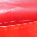 LOUIS VUITTON Monogram Vernis Thompson Street Bag Red Rouge M91094 Auth 197460-20