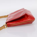 LOUIS VUITTON Monogram Vernis Thompson Street Bag Red Rouge M91094 Auth 197460-3