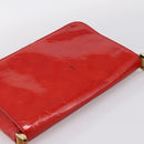 LOUIS VUITTON Monogram Vernis Thompson Street Bag Red Rouge M91094 Auth 197460-6