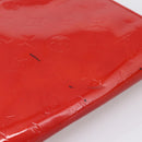 LOUIS VUITTON Monogram Vernis Thompson Street Bag Red Rouge M91094 Auth 197460-7