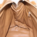 CELINE Macadam Canvas Hand Bag PVC Beige Gold Auth 197461-19