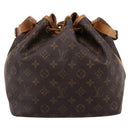 LOUIS VUITTON Monogram Petit Noe Shoulder Bag M42226 LV Auth 197462A-2