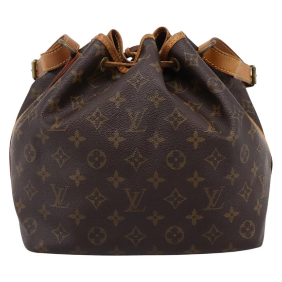 LOUIS VUITTON Monogram Petit Noe Shoulder Bag M42226 LV Auth 197462A