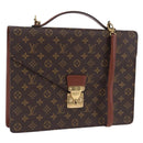LOUIS VUITTON Monogram Porte Documents Bandouliere Bag M53338 LV Auth 197463A-1