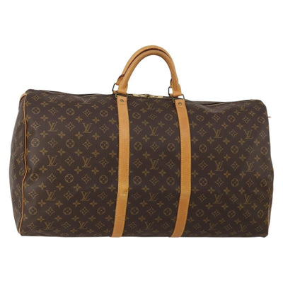 LOUIS VUITTON Monogram Keepall 60 Boston Bag M41422 LV Auth 197464A