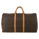 LOUIS VUITTON Monogram Keepall 60 Boston Bag M41422 LV Auth 197464A-2