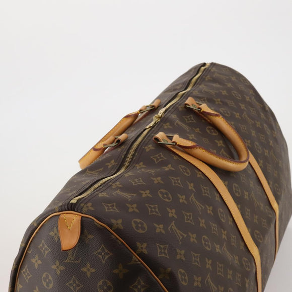 LOUIS VUITTON Monogram Keepall 60 Boston Bag M41422 LV Auth 197464A