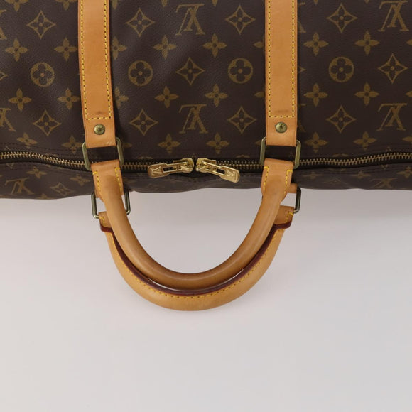 LOUIS VUITTON Monogram Keepall 60 Boston Bag M41422 LV Auth 197464A