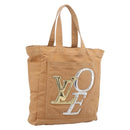 LOUIS VUITTON That's Love MM Tote Bag Canvas Brown M95466 LV Auth 197465A-1