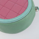 CHANEL Chain CC Filigree Matelasse Bag Caviar Skin Pink Gold CC Auth 197471A-17