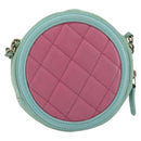 CHANEL Chain CC Filigree Matelasse Bag Caviar Skin Pink Gold CC Auth 197471A-2