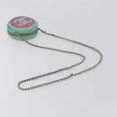 CHANEL Chain CC Filigree Matelasse Bag Caviar Skin Pink Gold CC Auth 197471A-7