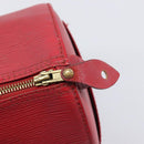 LOUIS VUITTON Epi Speedy 30 Hand Bag Castilian Red M43007 LV Auth 197473-10