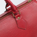 LOUIS VUITTON Epi Speedy 30 Hand Bag Castilian Red M43007 LV Auth 197473-18