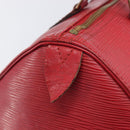 LOUIS VUITTON Epi Speedy 30 Hand Bag Castilian Red M43007 LV Auth 197473-19